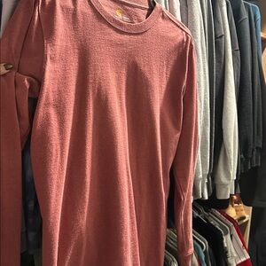 Carhartt Maroon Long Sleeve Shirt